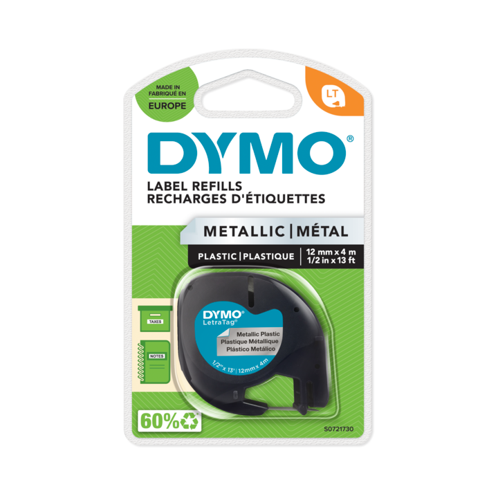 Dymo LetraTag tape Silver