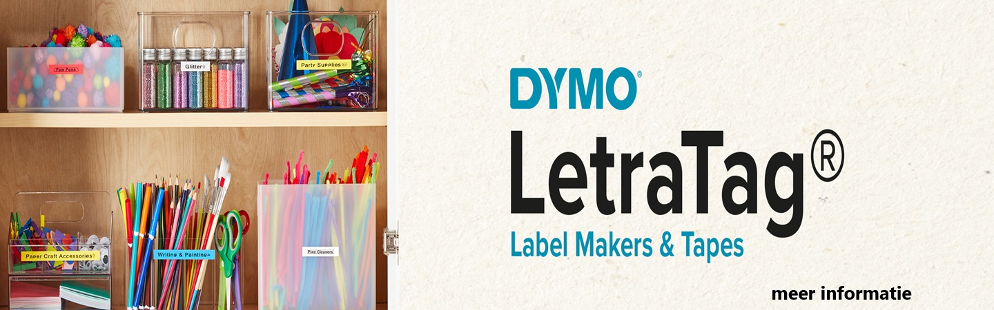 Dymo LetraTag printers en tapes voor thuis en hobby Dymo LetraTag