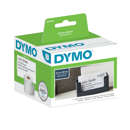 Dymo S0929100 afspraakkaartjes niet klevend