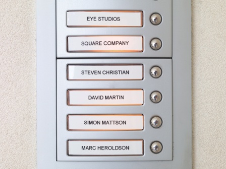 D1 tape S0720680 name at doorbuzzer D1 tape S0720680 name at doorbuzzer