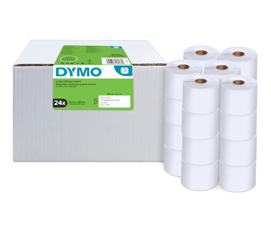 Dymo 13187 24 rollen etiketten 36 x | Dymowebshop