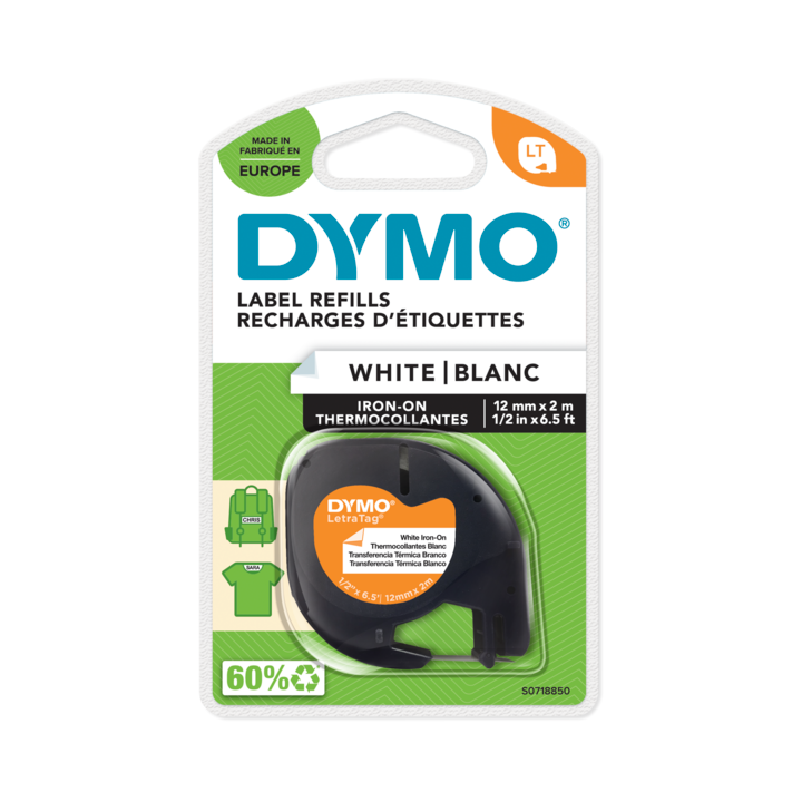 Dymo LetraTag tape Iron On